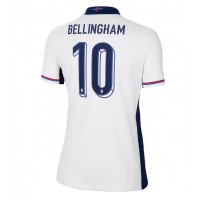 Fotbalové Dres Anglie Jude Bellingham #10 Dámské Domácí ME 2024 Krátký Rukáv
